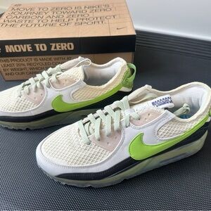 Nike Air Max Terrascape 90 — White & Volt Green